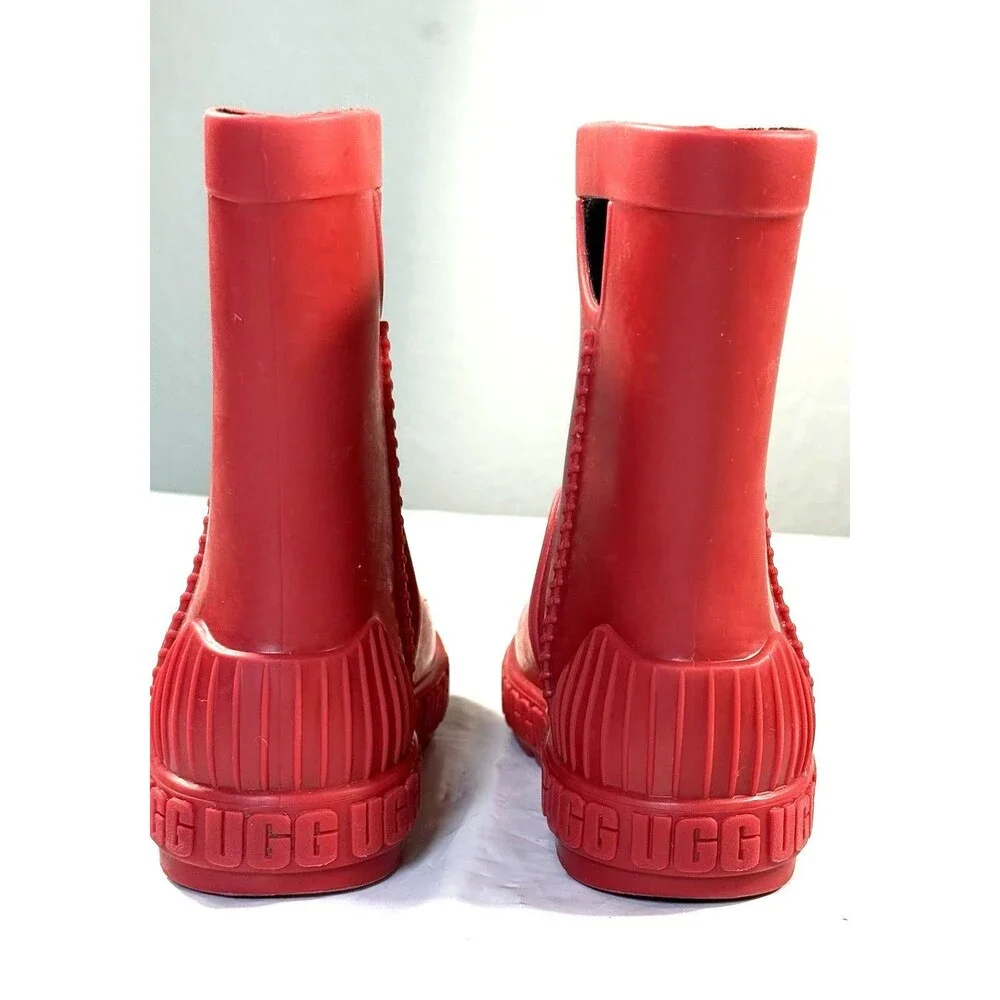 UGG Drizlita Toddler Red Waterproof Rain Boots Size 6 Style 1130361T